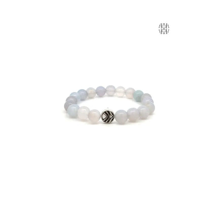 Public Speaker's Blue Chalcedony Bracelet 