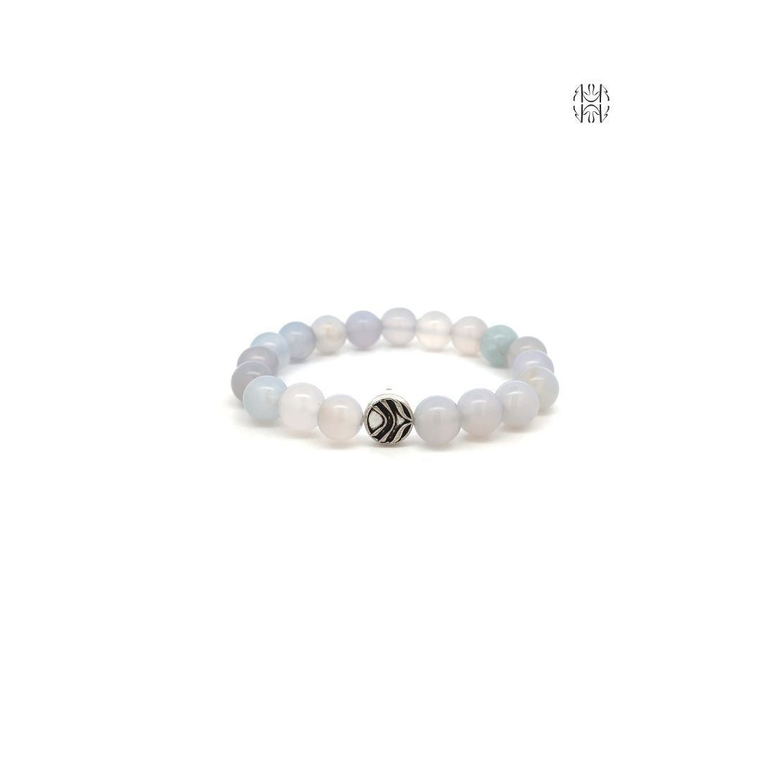 Public Speaker's Blue Chalcedony Bracelet 