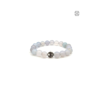 Public Speaker's Blue Chalcedony Bracelet 