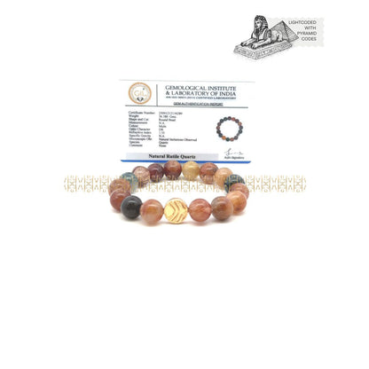 Purpose Of Life Multi Rutilated Bracelet 