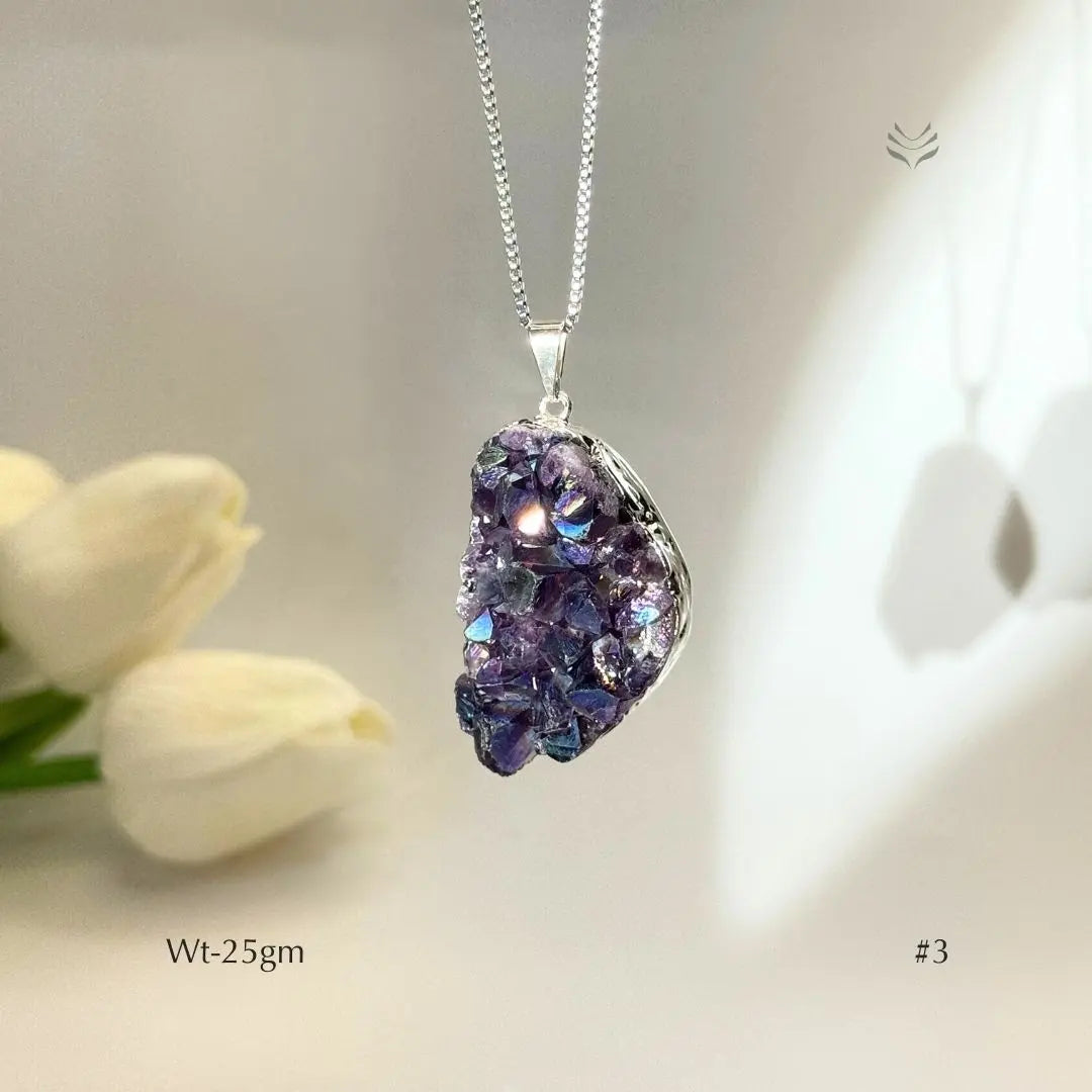 Rainbow Amethyst Pendant  Jewellery
