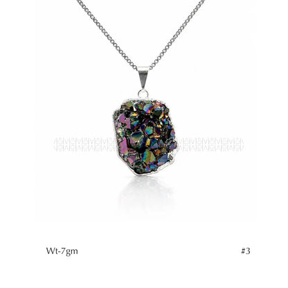 Rainbow Black Tourmaline Pendant
