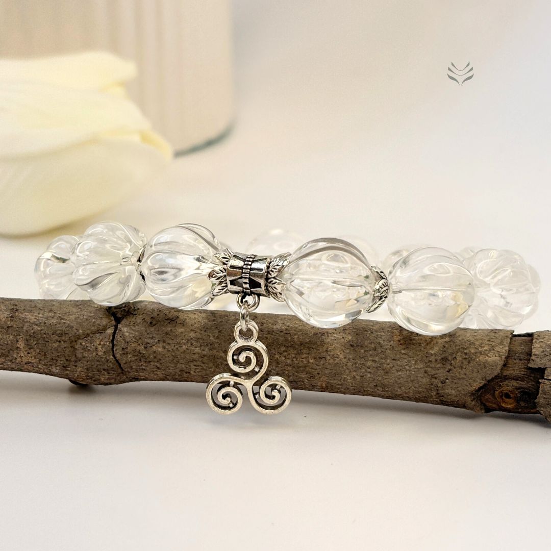 Real Magick Clear Quartz Bracelet 14mm