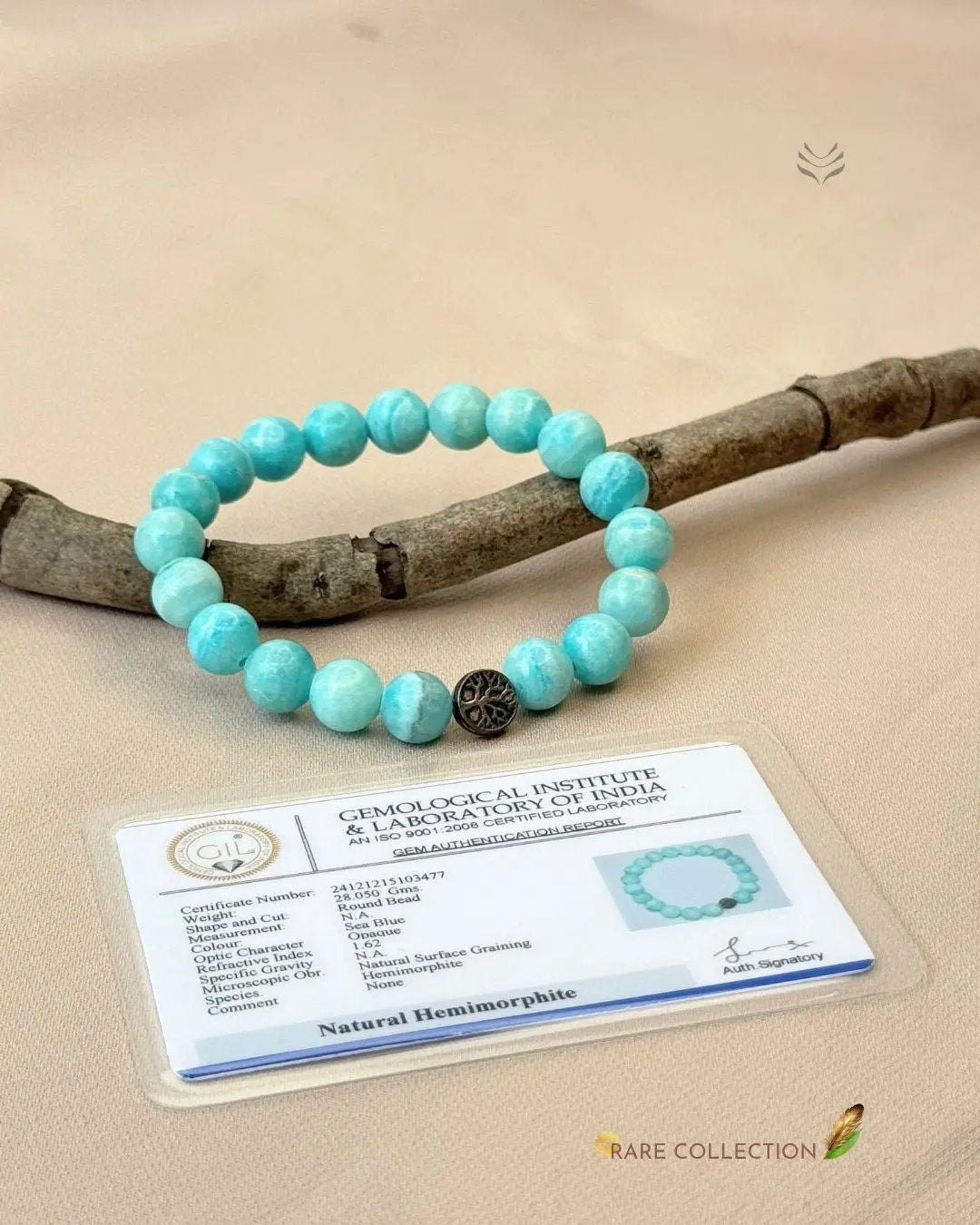 Release Karmic Trauma - Hemimorphite Bracelet 