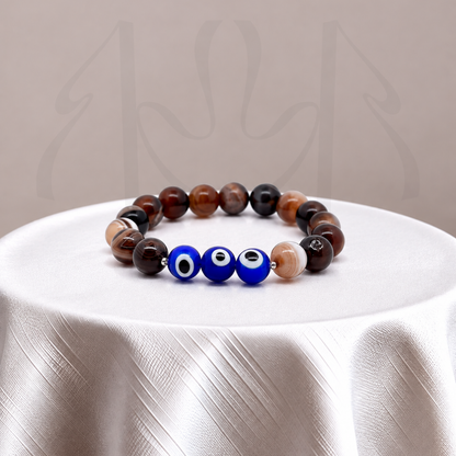 Reverse Evil Eye Mixel  Crystal Bracelet Mixel