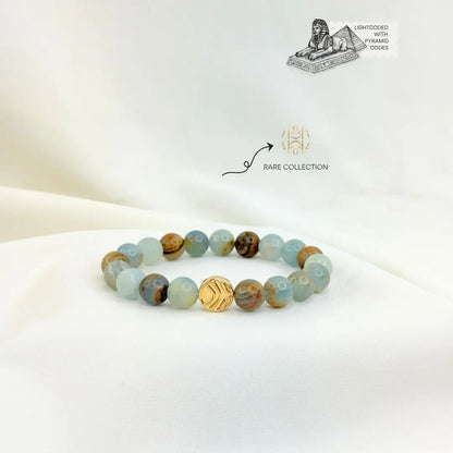 Blue Aragonite Bracelet 