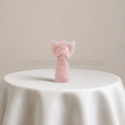 Rose Quartz Angel  Crystal Angels
