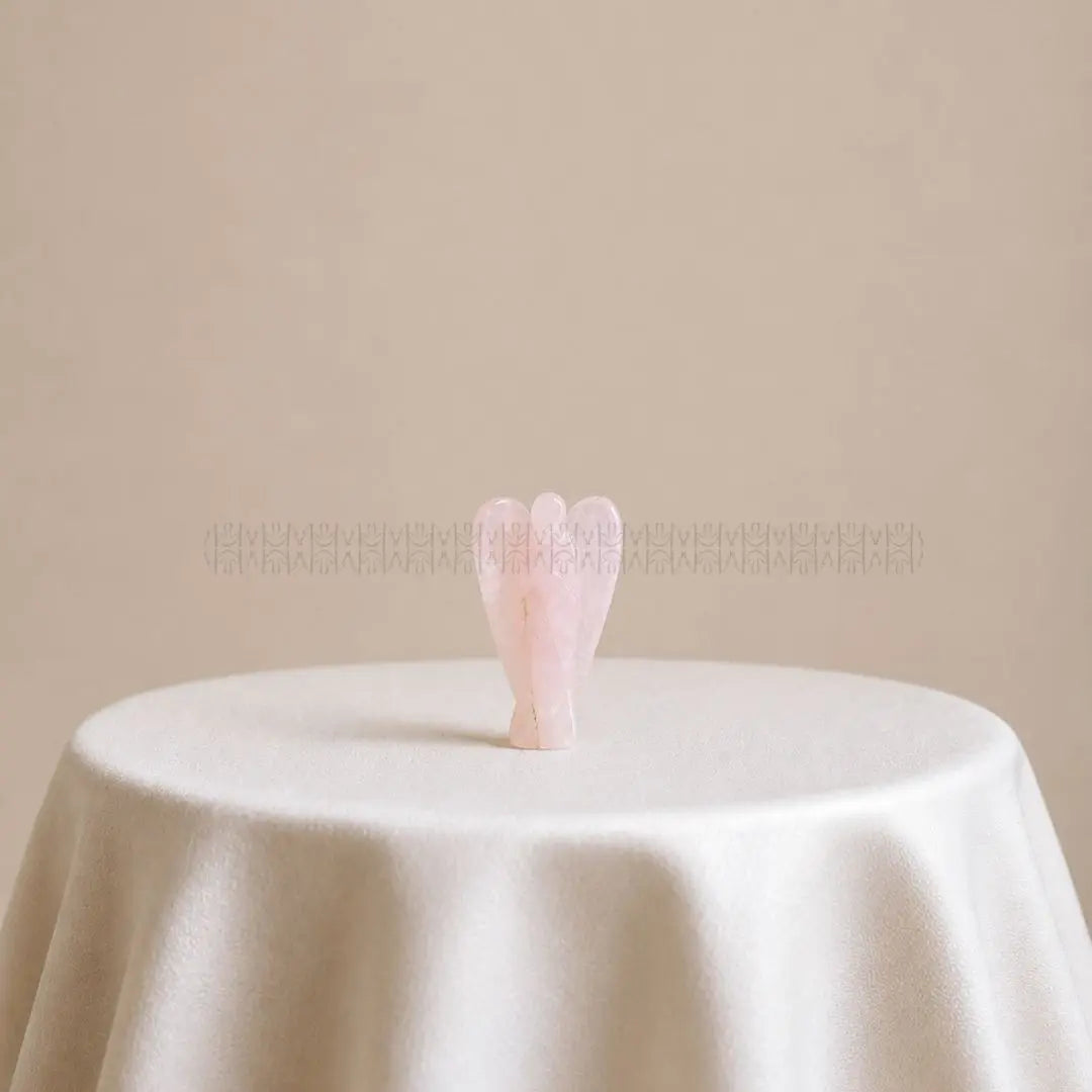 Rose Quartz Bedside Angel