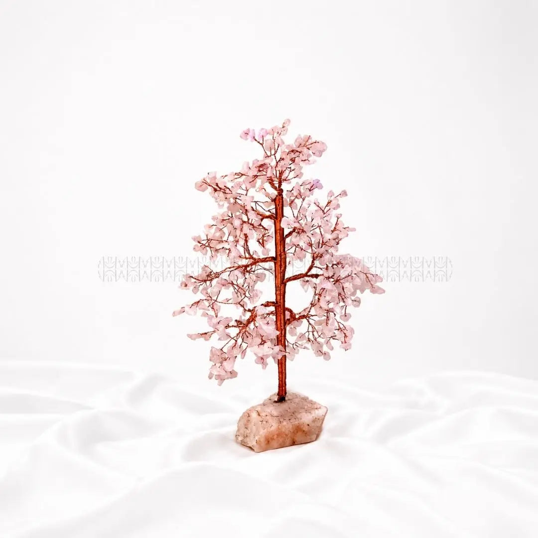 Rose Quartz Crystal Tree 
