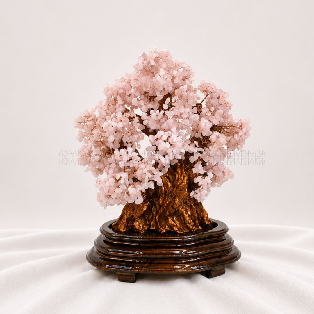 Rose Quartz Wishing Tree  Crystal Tree