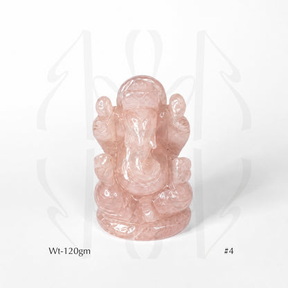 Rose Quartz Ganesha