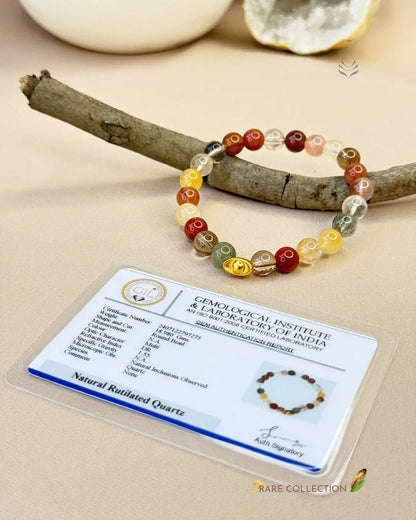 Rutilated Quartz Bracelet 