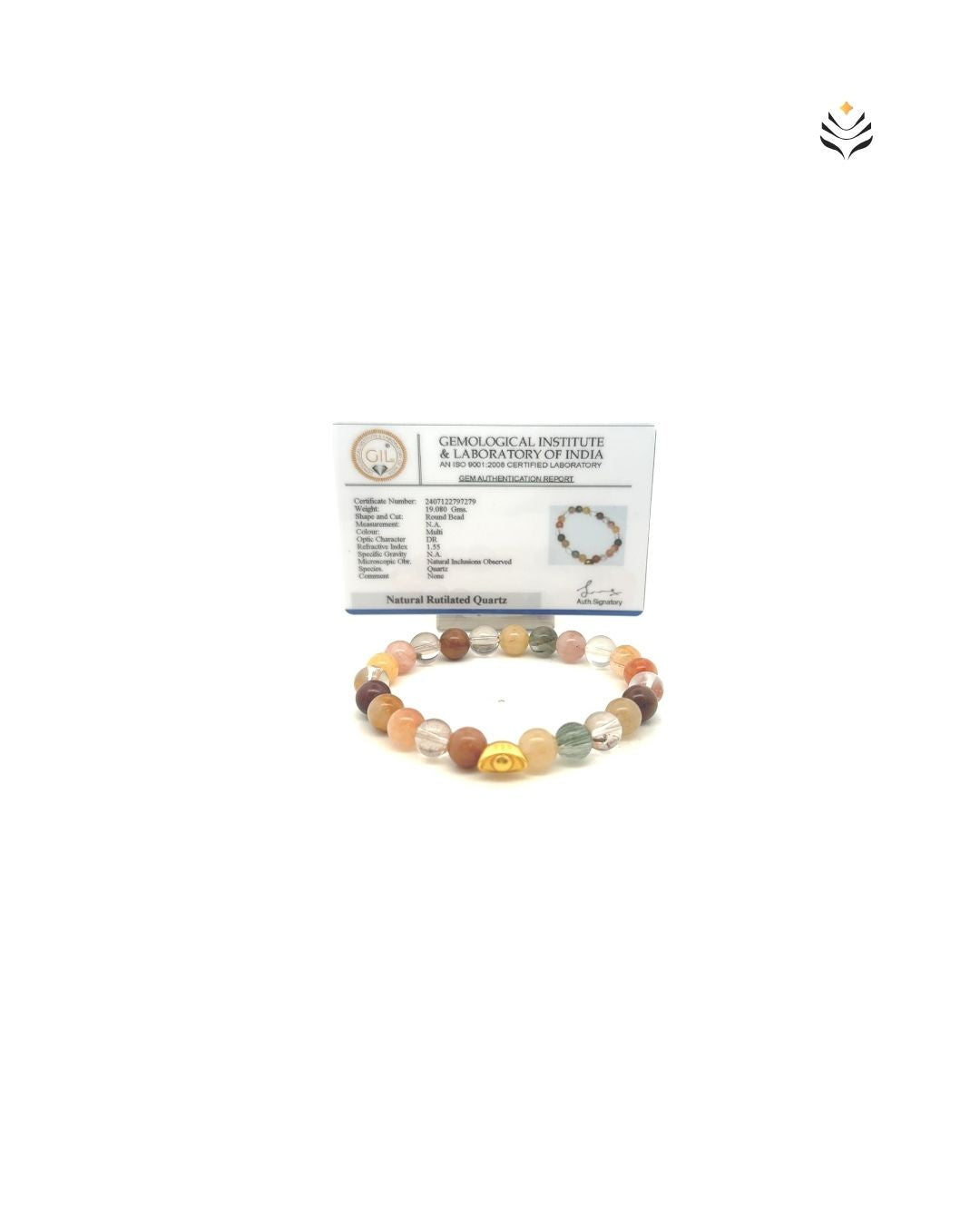 Rutilated Quartz Bracelet