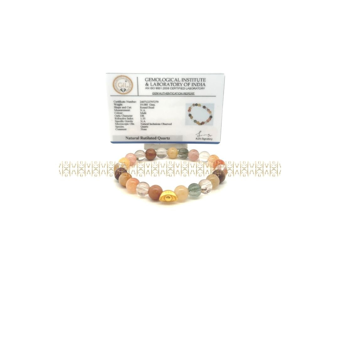 Rutilated Quartz Bracelet 
