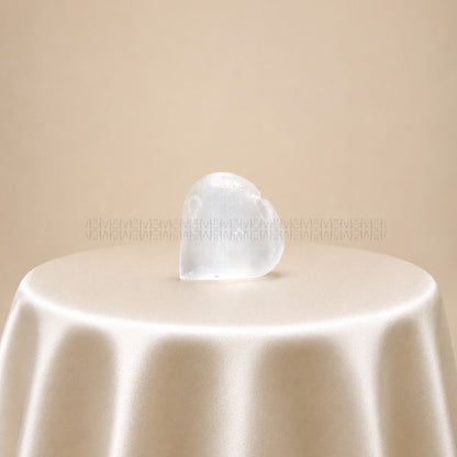 Selenite Heart  Crystal Heart