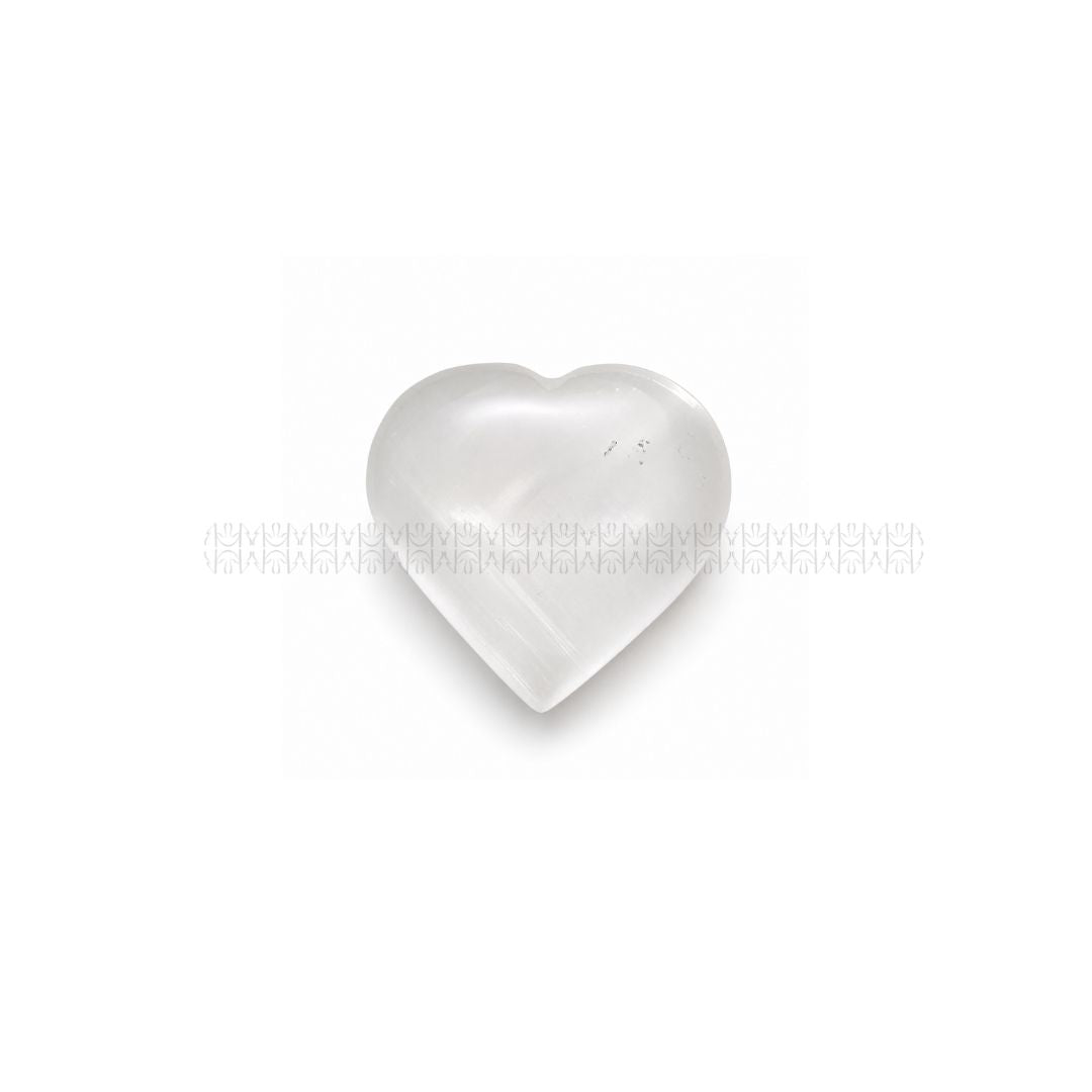 Selenite Heart  Crystal Heart