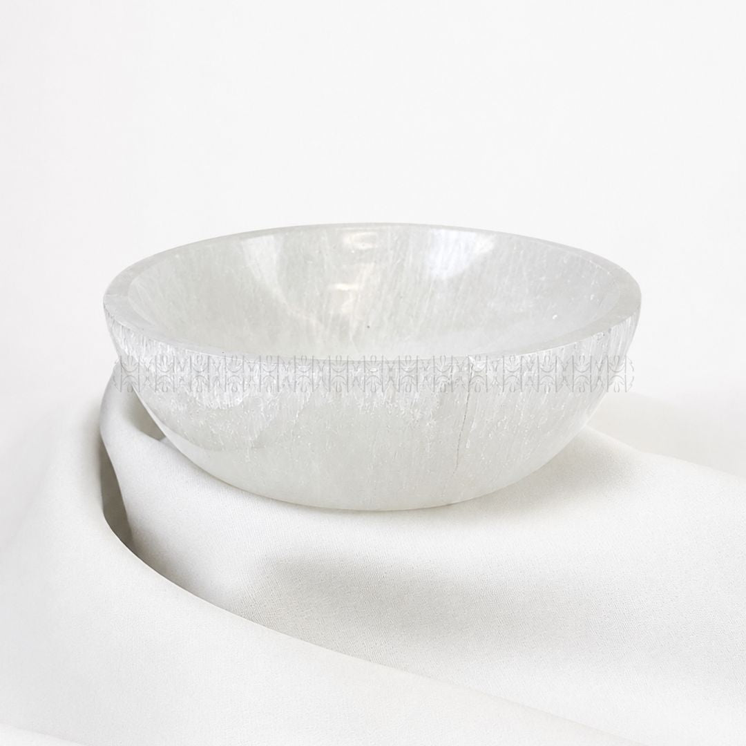 Celestial Aura Selenite Bowl Regular