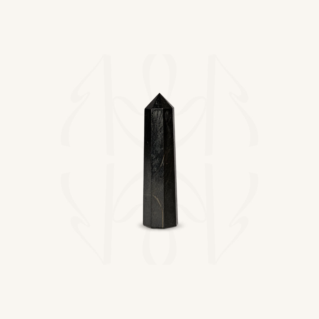 Radiation Control Shungite Crystal Tower - Medium  Crystal Tower