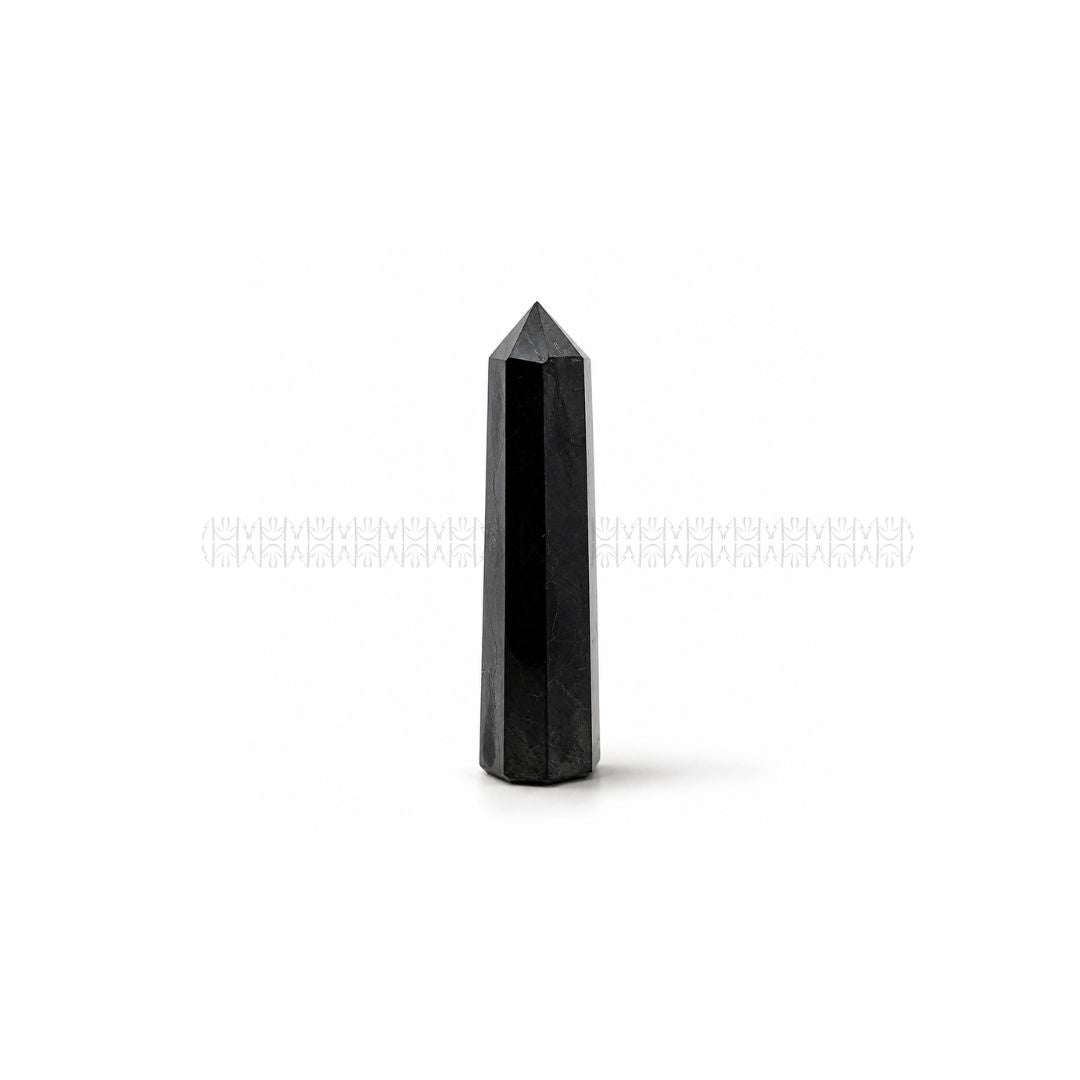 Radiation Control Shungite Crystal Tower - Small  Crystal Tower