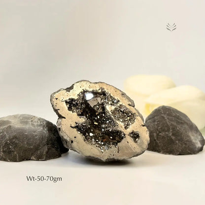 Silver Pyrite Geode for Relationships & Commitment  Geode