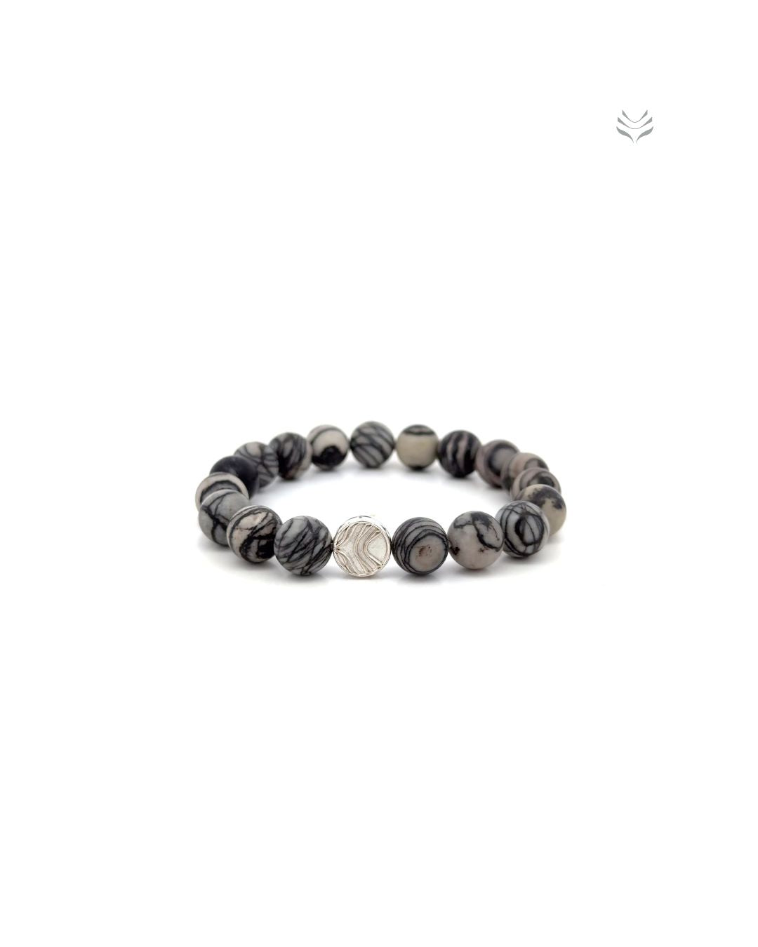 Risk Protector Spider Web Jasper Bracelet 