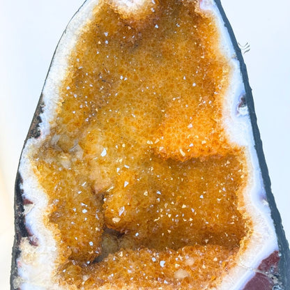 Citrine Geode - Stable Wealth