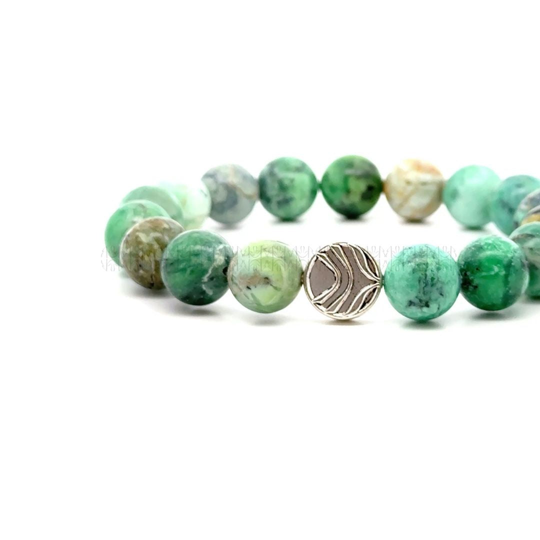 Stone of Hope Variscite Bracelet  Crystal Bracelet