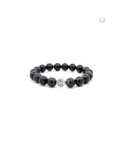 Support when lost a loved one - Apache Tears Bracelet 