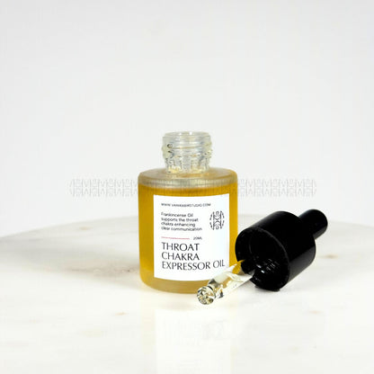 Throat Chakra Expresser Body Oil  Aroma oils