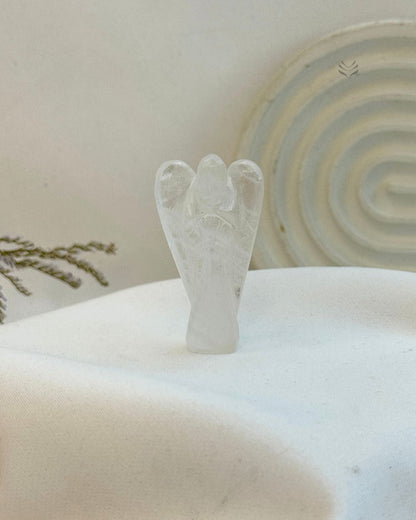 Clear Quartz Bedside Angel 