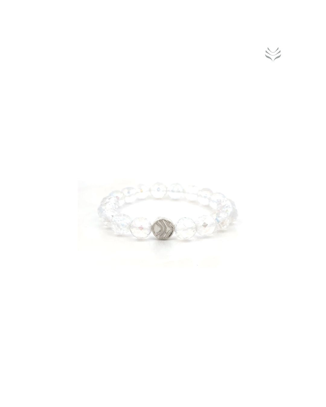 Titanium Aura Quartz Faceted 