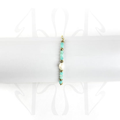Travellers Luck Pearl Adjustable Bracelet