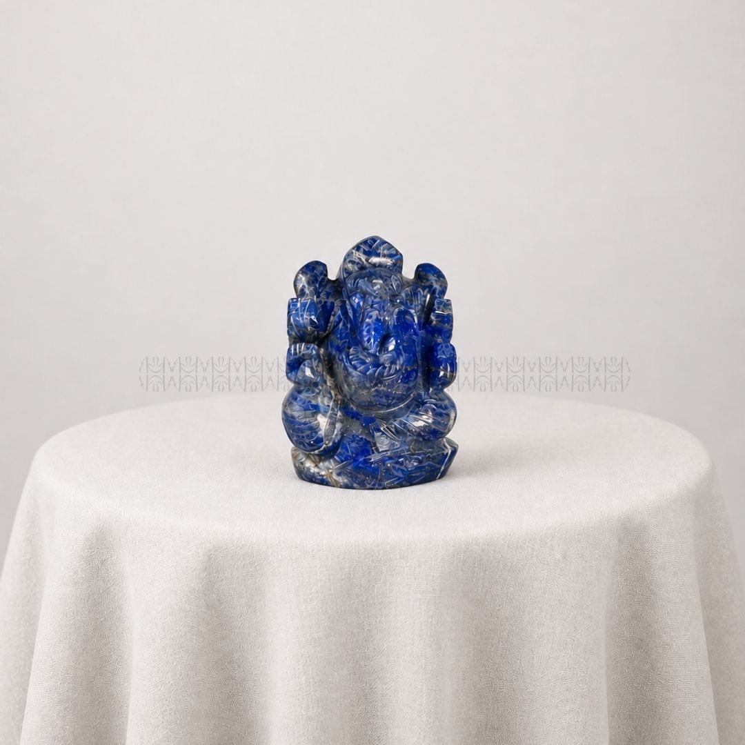 Lapis Lazuli Ganesha  Faith
