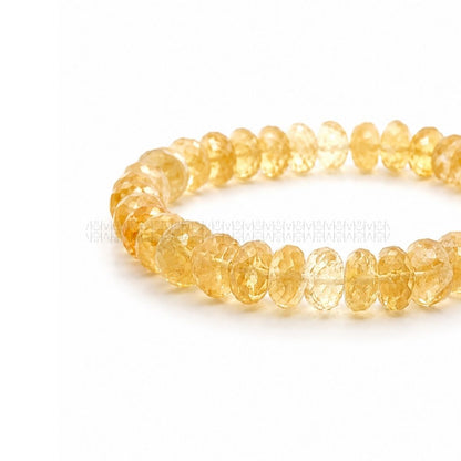Ultra Premium Citrine Tumble Cut Bracelet  Crystal Bracelet Mixel