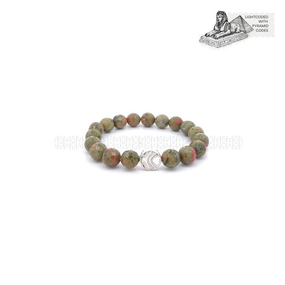 Love And Wealth Unakite Bracelet 