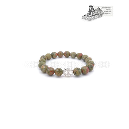 Love And Wealth Unakite Bracelet 