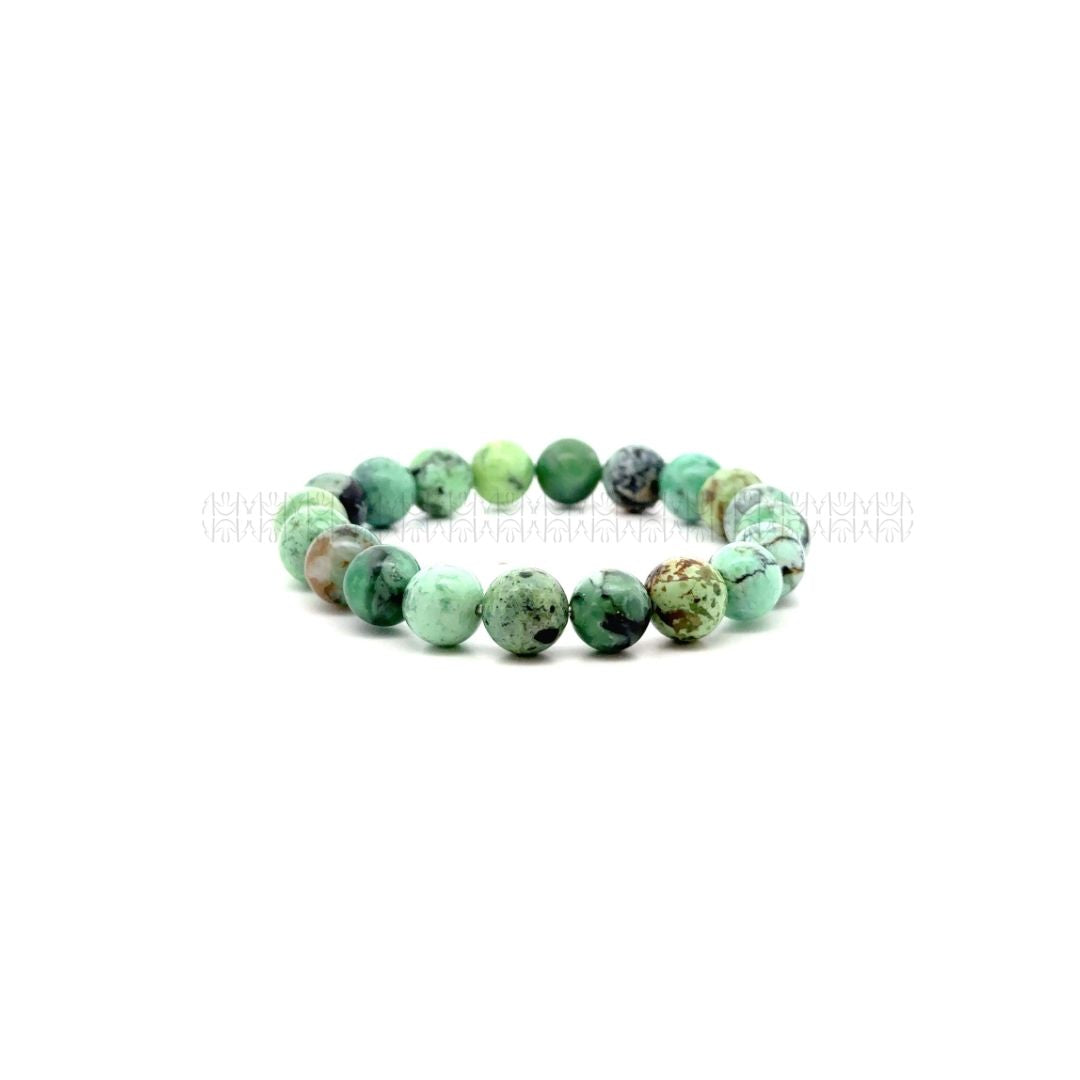 VARISCITE & EMERALD BRACELET  Crystal Bracelet