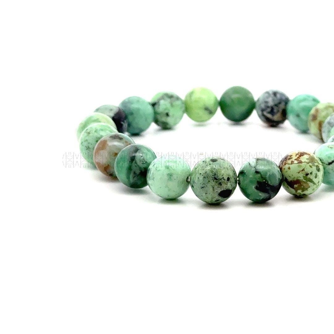 VARISCITE & EMERALD BRACELET  Crystal Bracelet