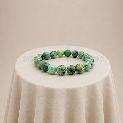 VARISCITE & EMERALD BRACELET  Crystal Bracelet