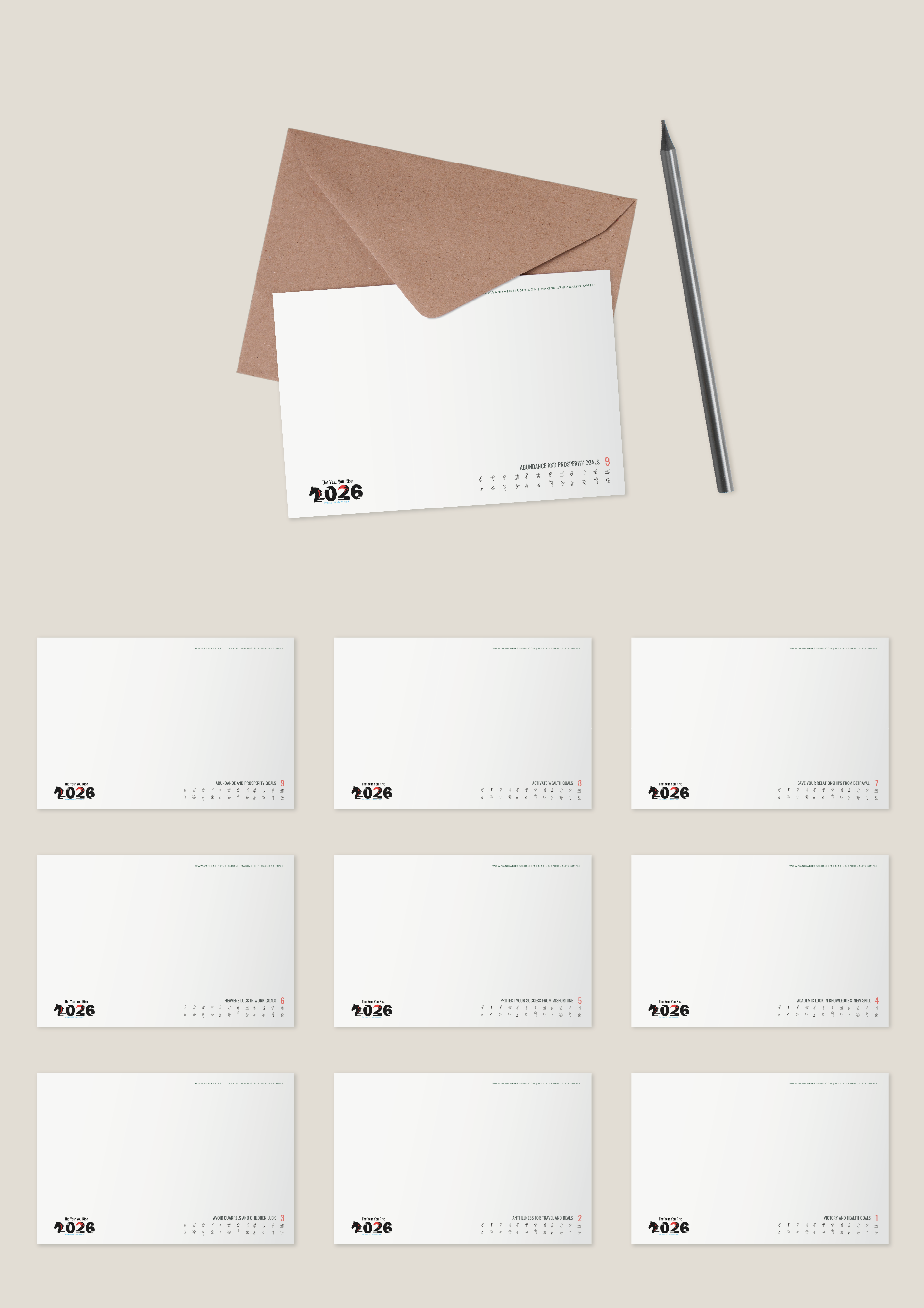 Vision Board Bagua Cards 2026 