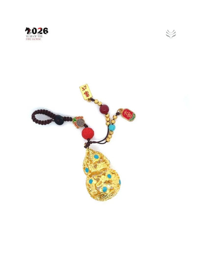 WULOU KEYCHAIN GOLD  feng shui