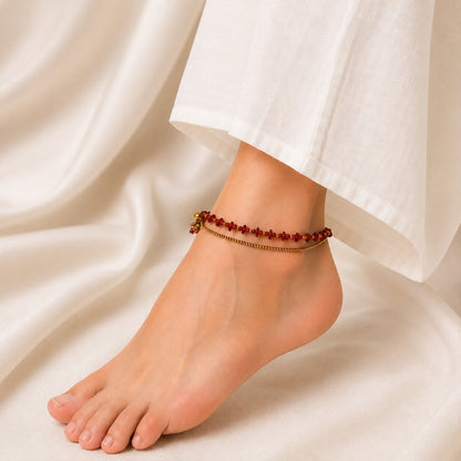 Walk Towards Light Anklet