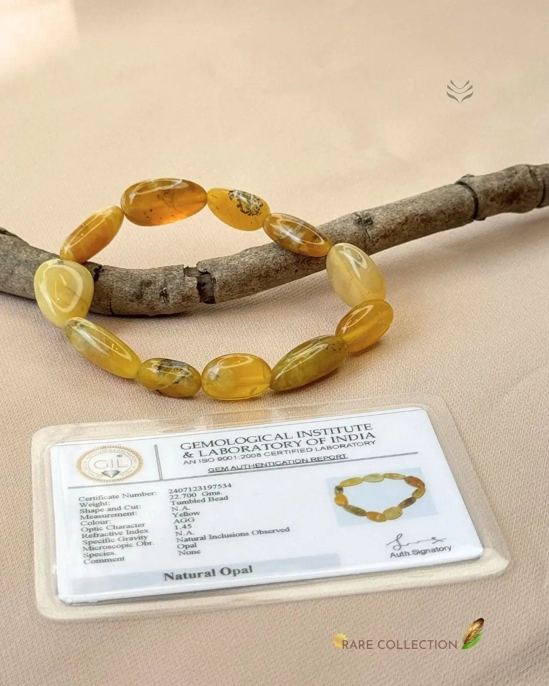 Yellow Opal Bracelet 