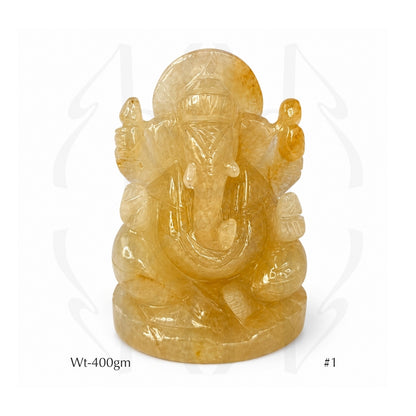 Yellow Aventurine Ganesha