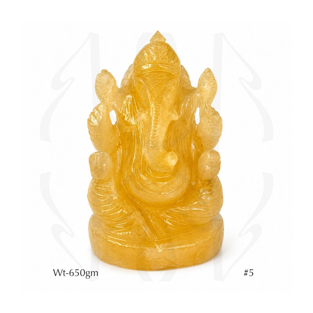 Yellow Aventurine Ganesha