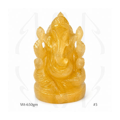 Yellow Aventurine Ganesha