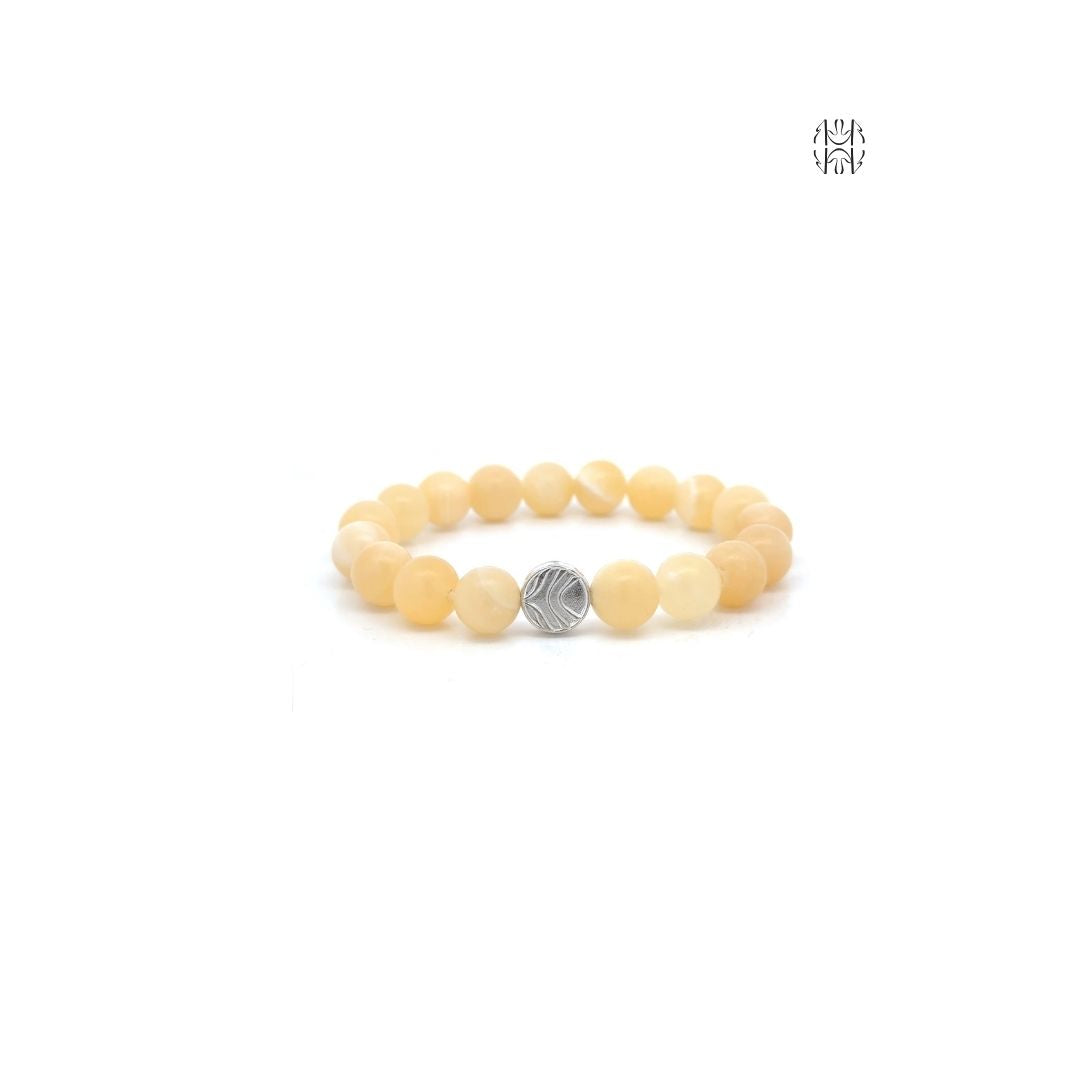 Daily Motivation Yellow Calcite Bracelet 