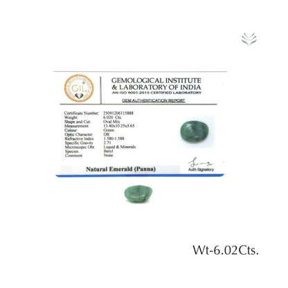 Zambian Emerald - 6.02 Ct  Gemstones