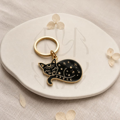 Anti Burnout Bastet Keychain 