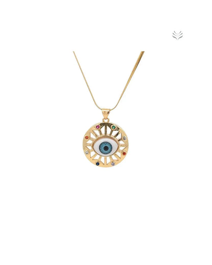 BACK TO THE SENDER EVIL EYE - SPHERE PENDANT